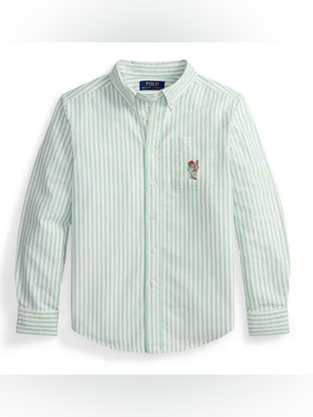 Polo Ralph Lauren Boys' Polo Bear Cotton Oxford Shirt | kid | size: 7